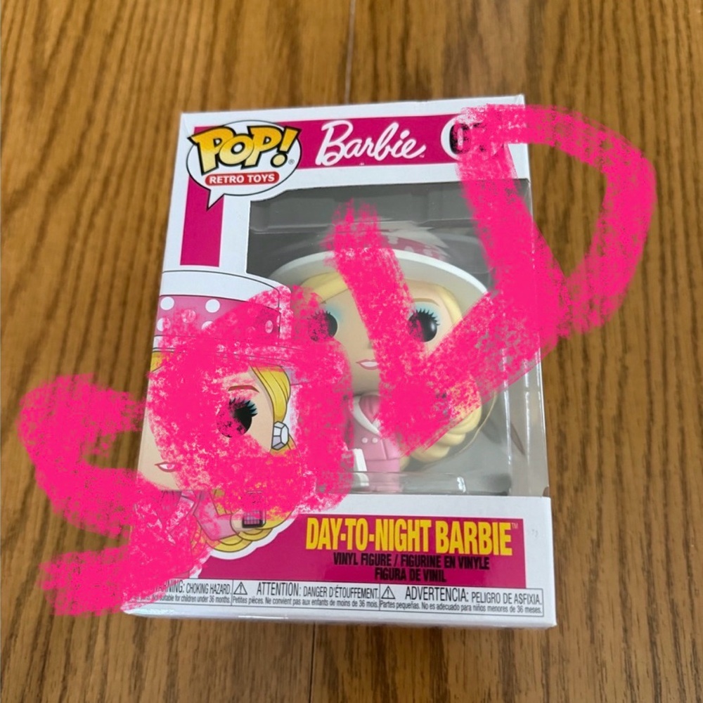 Funko Barbie Day-to-Night Figure in Pink and White